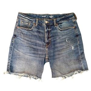 Old Navy High Rise OG Straight Cutoff Jean Shorts Size 14
